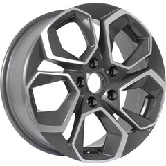 Диск Kdw Kd1620 16x6.5 5x108 ET45 DIA63.3 GREY_FRONT_POLISHED Диск Kdw Kd1620 16x6.5 5x108 ET45 DIA63.3 GREY_FRONT_POLISHED