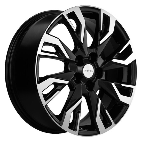 Диск Khomen 1809 18x7 5x110 ET35 DIA67.1 BLACK-FP Диск Khomen 1809 18x7 5x110 ET35 DIA67.1 BLACK-FP