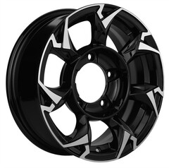 Диск Khomen 1505 15x5.5 5x139.7 ET5 DIA108.1 BLACK-FP Диск Khomen 1505 15x5.5 5x139.7 ET5 DIA108.1 BLACK-FP