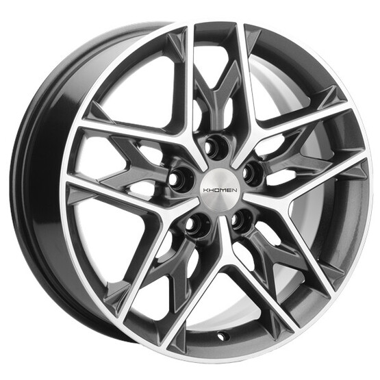 Диск Khomen 1709 17x7 5x114.3 ET43.5 DIA67.1 BLACK Диск Khomen 1709 17x7 5x114.3 ET43.5 DIA67.1 BLACK
