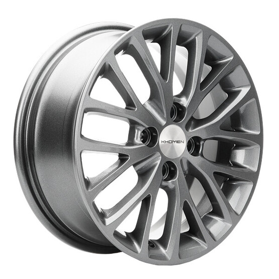 Диск Khomen 1506 15x6 4x100 ET40 DIA60.1 GRAY Диск Khomen 1506 15x6 4x100 ET40 DIA60.1 GRAY