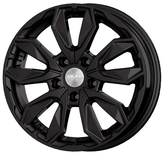 Диск Скад Сочи 16x6 4x100 ET41 DIA60.1 ЧЁРНЫЙ БАРХАТ