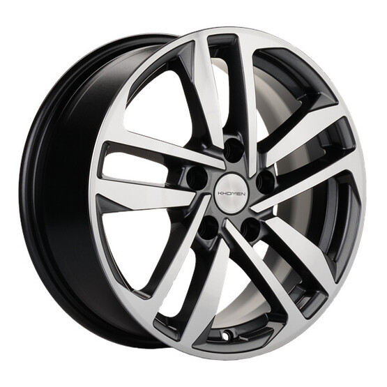 Диск Khomen 1612 16x6.5 5x112 ET46 DIA57.1 GRAY-FP Диск Khomen 1612 16x6.5 5x112 ET46 DIA57.1 GRAY-FP