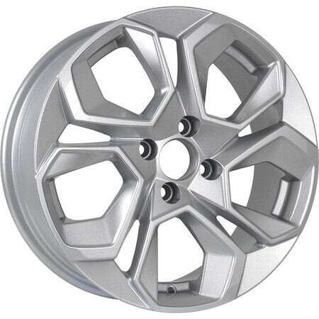 Диск Kdw Kd1620 16x6.5 5x108 ET45 DIA63.3 SILVER_PAINTED Диск Kdw Kd1620 16x6.5 5x108 ET45 DIA63.3 SILVER_PAINTED
