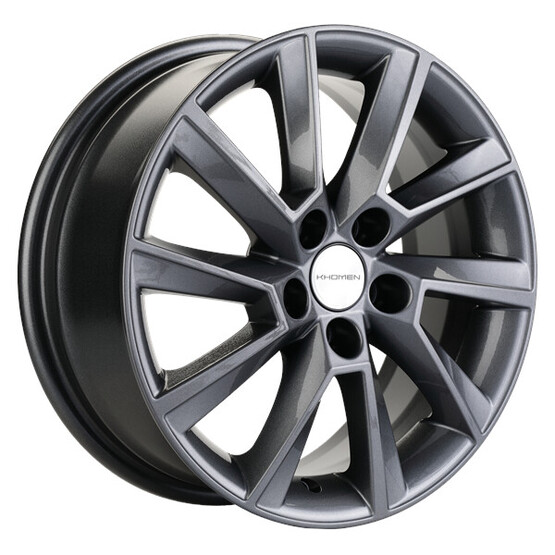 Диск Khomen 1507 15x6 5x100 ET38 DIA57.1 GRAY Диск Khomen 1507 15x6 5x100 ET38 DIA57.1 GRAY