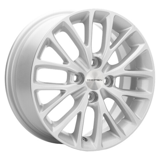 Диск Khomen 1506 15x6 4x100 ET40 DIA60.1 F-SILVER Диск Khomen 1506 15x6 4x100 ET40 DIA60.1 F-SILVER