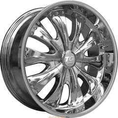 Диск Tg Racing Lmc007 22x9 5x127 ET10 DIA87 CHROME Диск Tg Racing Lmc007 22x9 5x127 ET10 DIA87 CHROME