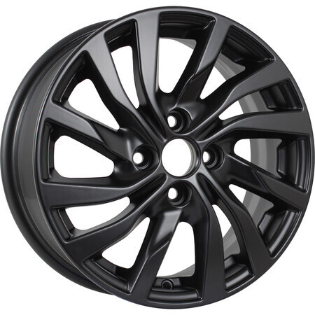 Диск Kdw Kd1546 15x6 4x100 ET37 DIA60.1 MATT_BLACK_PAINTED Диск Kdw Kd1546 15x6 4x100 ET37 DIA60.1 MATT_BLACK_PAINTED