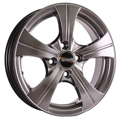 Диск Tech Line 410 14x5.5 4x100 ET43 DIA60.1 HB Диск Tech Line 410 14x5.5 4x100 ET43 DIA60.1 HB