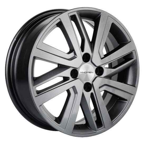 Диск Khomen 1609 16x6 4x100 ET50 DIA60.1 G-SILVER Диск Khomen 1609 16x6 4x100 ET50 DIA60.1 G-SILVER
