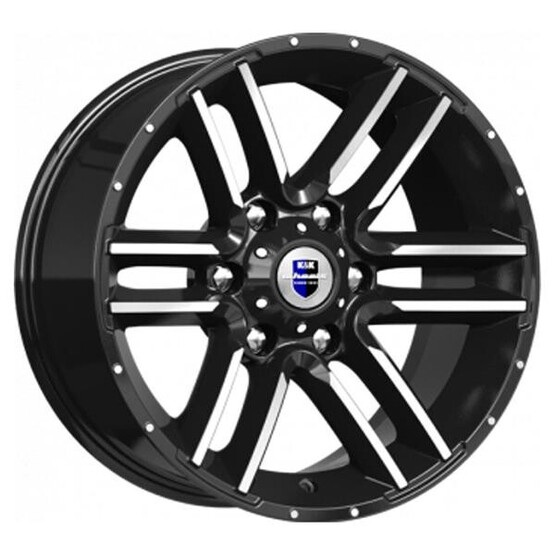 Диск K&K Алгама 17x8 6x139.7 ET-10 DIA106.1 АЛМАЗ-ЧЕРНЫЙ