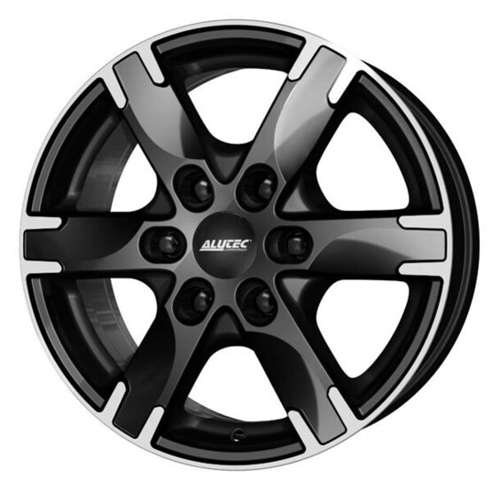 Диск Alutec Titan 18x8 6x114.3 ET45 DIA66.1 DIAMOND BLACK FRONT POLISHED