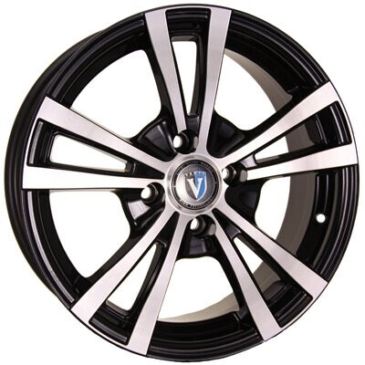 Диск Khomen 1604 16x6 5x100 ET38 DIA57 BLACK Диск Khomen 1604 16x6 5x100 ET38 DIA57 BLACK