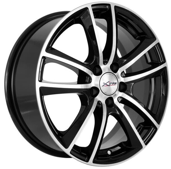 Диск X'trike X-116 16x6.5 5x114.3 ET45 DIA60.1 BK/FP Диск X'trike X-116 16x6.5 5x114.3 ET45 DIA60.1 BK/FP