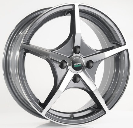 Диск Megami Mgm-19 15x6 4x100 ET50 DIA60 GMF Диск Megami Mgm-19 15x6 4x100 ET50 DIA60 GMF