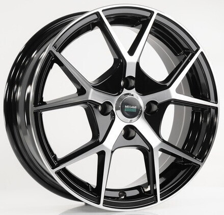 Диск Megami Mgm-18 14x5 4x100 ET43 DIA60 BKF Диск Megami Mgm-18 14x5 4x100 ET43 DIA60 BKF