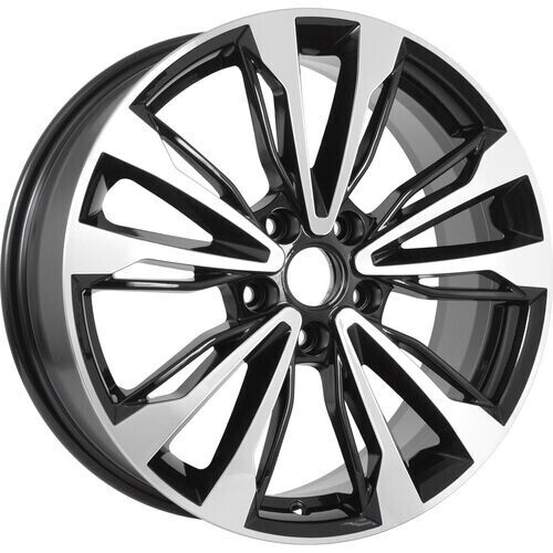 Диск Kdw Kd1830 18x7 5x108 ET33 DIA60.1 BLACK_FRONT_POLISHED