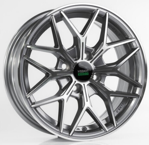 Диск Megami Mgm-32 14x6 5x100 ET35 DIA57.1 GMF Диск Megami Mgm-32 14x6 5x100 ET35 DIA57.1 GMF