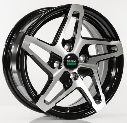 Диск Megami Mgm-34 14x6 4x100 ET35 DIA67 BKF Диск Megami Mgm-34 14x6 4x100 ET35 DIA67 BKF