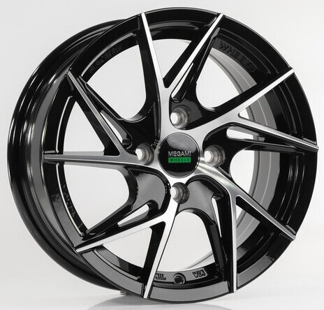 Диск Megami Mgm-24 14x6 4x100 ET35 DIA73 BKF Диск Megami Mgm-24 14x6 4x100 ET35 DIA73 BKF