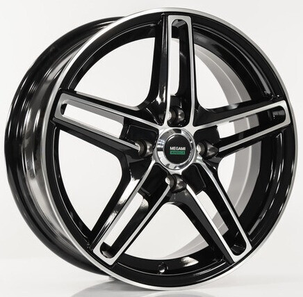Диск Megami Mgm-17 15x6 4x100 ET46 DIA54 BKF Диск Megami Mgm-17 15x6 4x100 ET46 DIA54 BKF