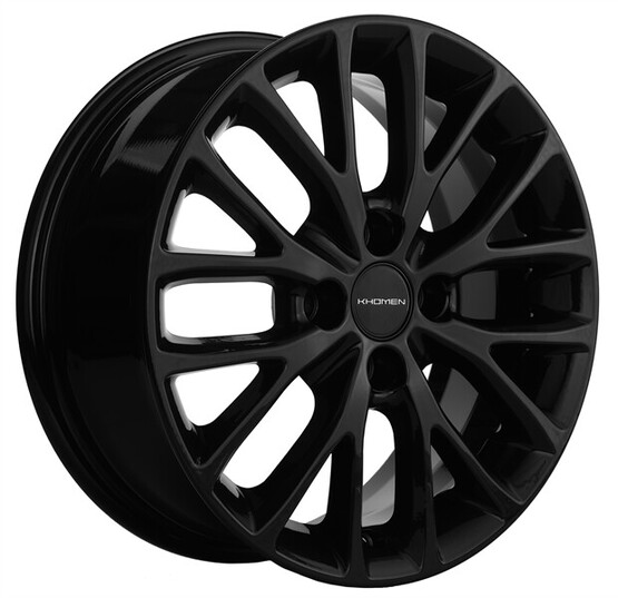 Диск Khomen 1506 15x6 4x100 ET37 DIA60.1 BLACK Диск Khomen 1506 15x6 4x100 ET37 DIA60.1 BLACK