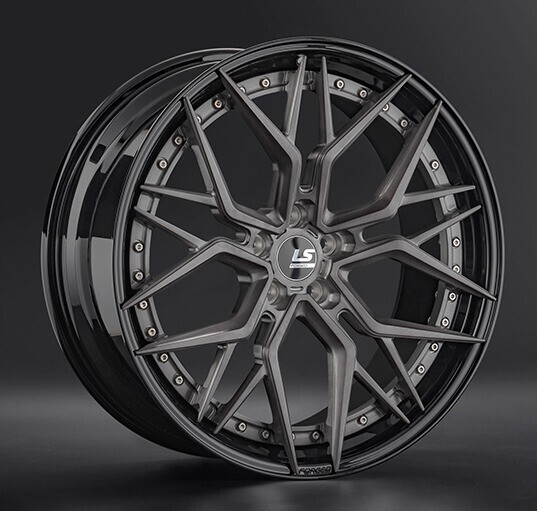 Диск Ls Forged Fg35 21x9.5 5x112 ET36 DIA66.6 ALBRSD-GM/BK
