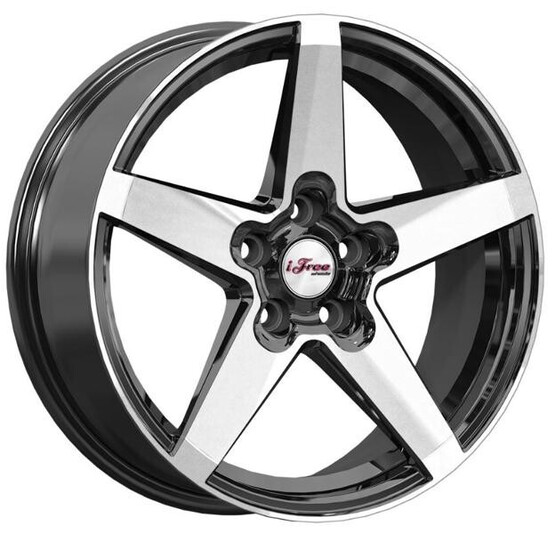 Диск Ifree Токен 17x6.5 5x108 ET33 DIA60.1 БЛЭК ДЖЕК