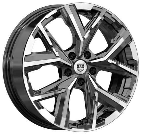 Диск K&K Айона 18x6.5 5x114.3 ET38 DIA67.1 АЛМАЗ ЧЕРНЫЙ