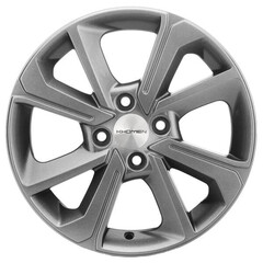 Диск Khomen 1501 15x6 4x100 ET40 DIA60.1 G-SILVER Диск Khomen 1501 15x6 4x100 ET40 DIA60.1 G-SILVER