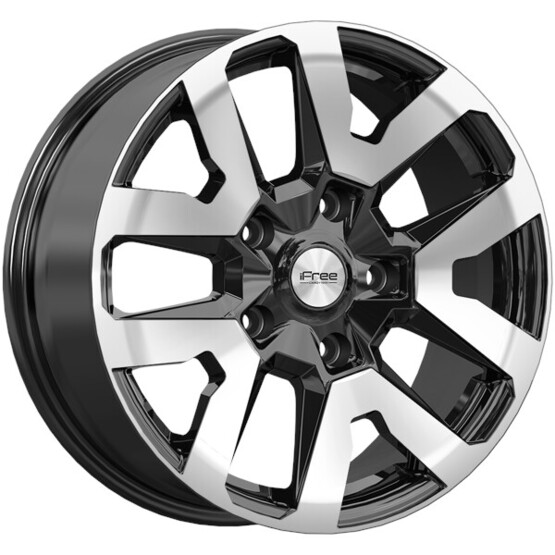 Диск Ifree Original Трикстер (Кс1170) 17x7 5x139.7 ET40 DIA98 АЛМАЗ ЧЕРНЫЙ