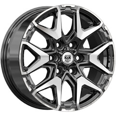 Диск K&K Гангут (Кс1176) 18x7.5 6x139.7 ET38 DIA67.1 АЛМАЗ ЧЕРНЫЙ