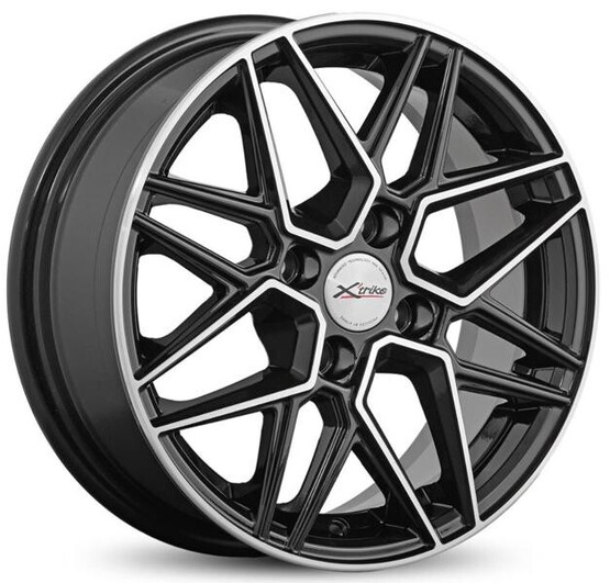 Диск X'trike X-147 14x5.5 4x98 ET35 DIA58.6 BK/FP