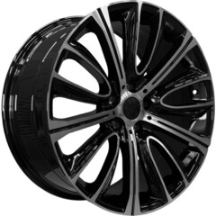 Диск Pdw 5241 18x8.5 5x112 ET30 DIA66.6 GLOSS BLACK MACHINE FACE