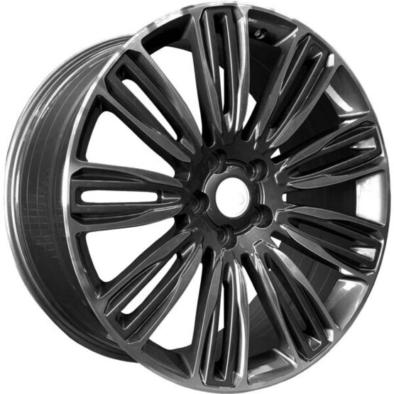 Диск Powcan 5312 21x9.5 5x120 ET48 DIA72.56 GUN METAL MACHINED FACE