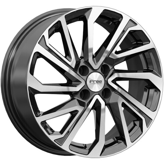 Диск Ifree Original Неом (Кс1172) 16x7 4x100 ET37 DIA60.1 АЛМАЗ ЧЕРНЫЙ
