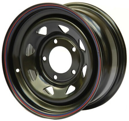 Диск Off-Road-Wheels Black Mat 15x7 5x139.7 ET-19 DIA110.1 ЧЕРНЫЙ