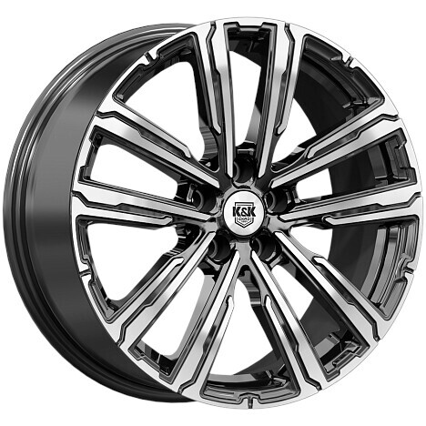 Диск K&K Аламер 18x7.5 5x114.3 ET45 DIA67.1 АЛМАЗ ЧЕРНЫЙ