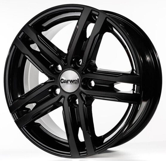 Диск Carwel Волга 178 15x6 5x100 ET43 DIA57.1 BK