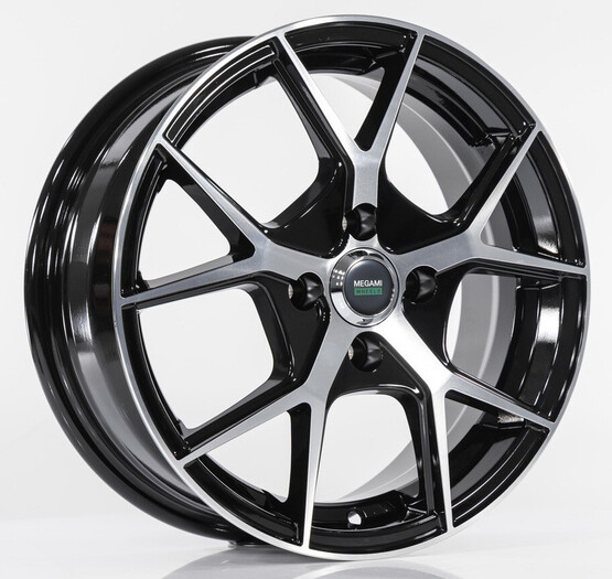 Диск Megami Mgm-18Ff 15x6 4x100 ET40 DIA60.1 BKF Диск Megami Mgm-18Ff 15x6 4x100 ET40 DIA60.1 BKF