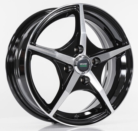 Диск Megami Mgm-19Ff 14x5.5 4x100 ET35 DIA67.1 BKF Диск Megami Mgm-19Ff 14x5.5 4x100 ET35 DIA67.1 BKF