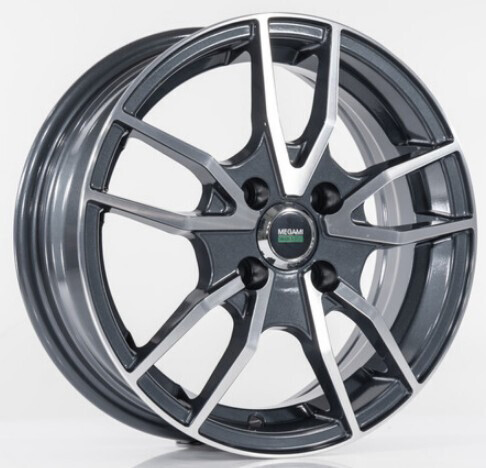 Диск Megami Mgm-20Ff 15x6 4x114.3 ET40 DIA67.1 GMF Диск Megami Mgm-20Ff 15x6 4x114.3 ET40 DIA67.1 GMF