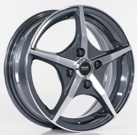 Диск Megami Mgm-19Ff 14x5.5 4x98 ET35 DIA58.6 GMF Диск Megami Mgm-19Ff 14x5.5 4x98 ET35 DIA58.6 GMF