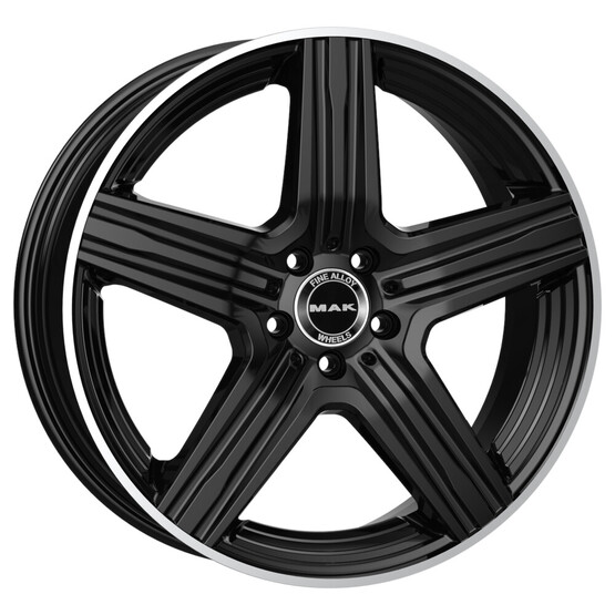 Диск Mak Lewis 18x8 5x112 ET33 DIA66.6 GLOSS BLACK MIRROR RING