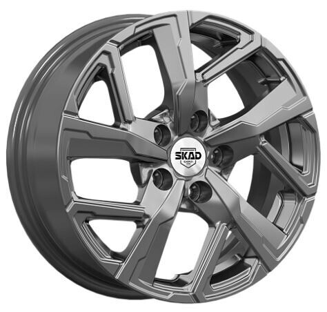 Диск Скад Смолвуд 15x6 5x100 ET38 DIA57.1 ГРАФИТ