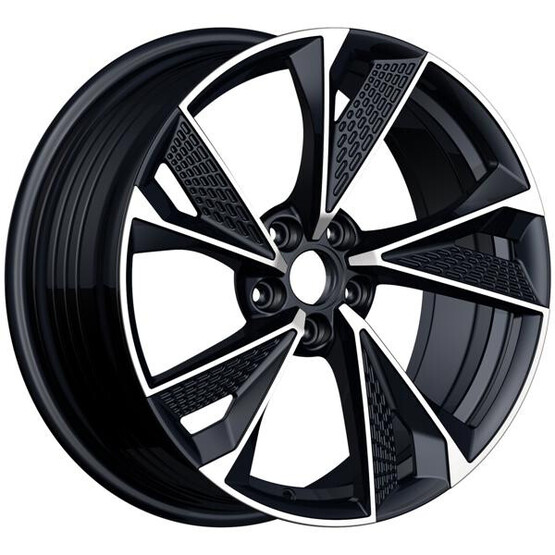Диск Inch Ulf-R39P 18x8 5x112 ET30 DIA66.6 BLACK MACHINE FACE