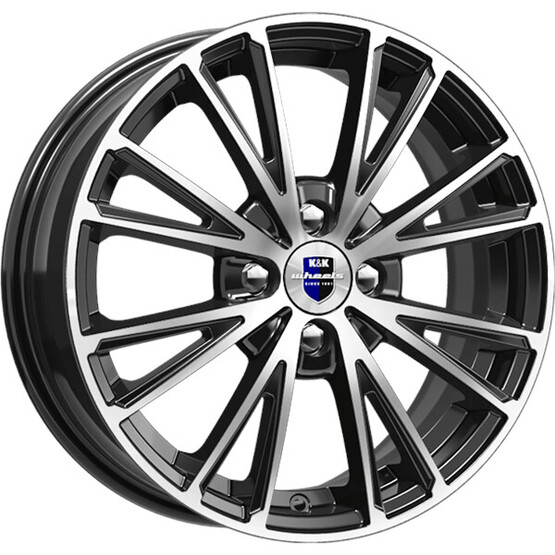 Диск K&K Меандр-Оригинал 16x6 4x108 ET47.5 DIA63.35 АЛМАЗ ЧЁРНЫЙ SK