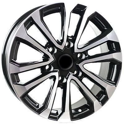 Диск X'trikerst R117 17x7.5 6x139.7 ET30 DIA106.1 BK/FP