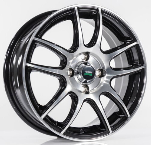Диск Megami Mgm-36 15x6 4x98 ET35 DIA58.6 BKF Диск Megami Mgm-36 15x6 4x98 ET35 DIA58.6 BKF