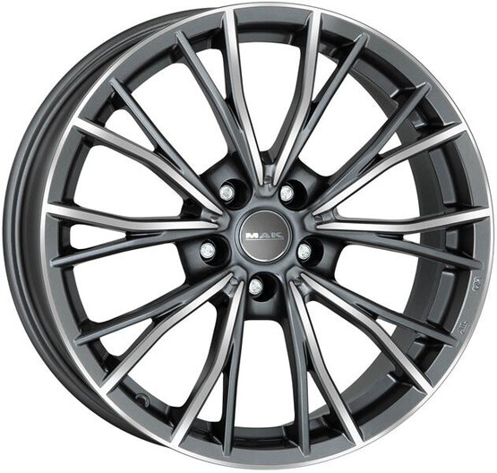 Диск Mak Mark 18x8 5x112 ET30 DIA66.6 GUNMETAL MIRROR FACE